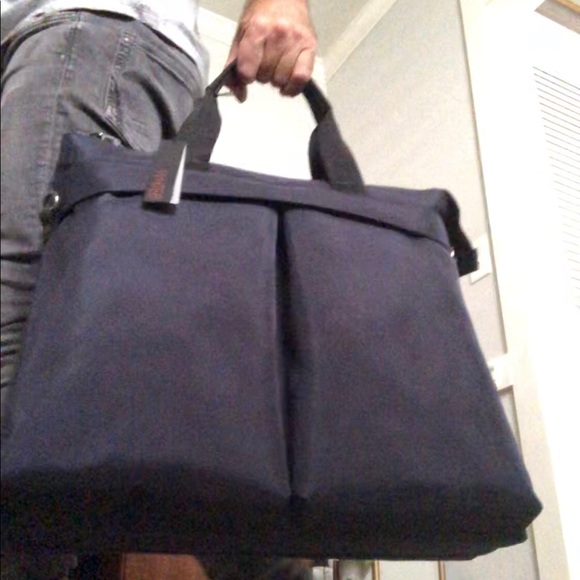 WHITE IN 8 Other - Men’s HUGE blue tech ( nylon) bag from Italy